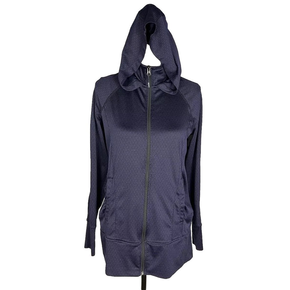 Dark Grape Mondetta Women's Full Zip Jacket Size S Long Sleeved Hoodie Jacket